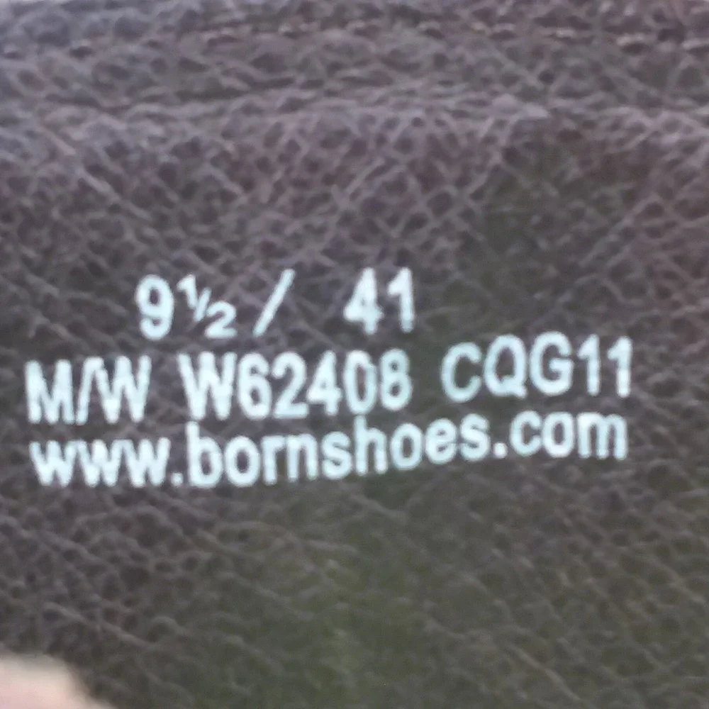 Born Milari Knee High Riding Boots Leather Buckle Accent Heel Brown Women's‎ 9.5 - Picture 12 of 12